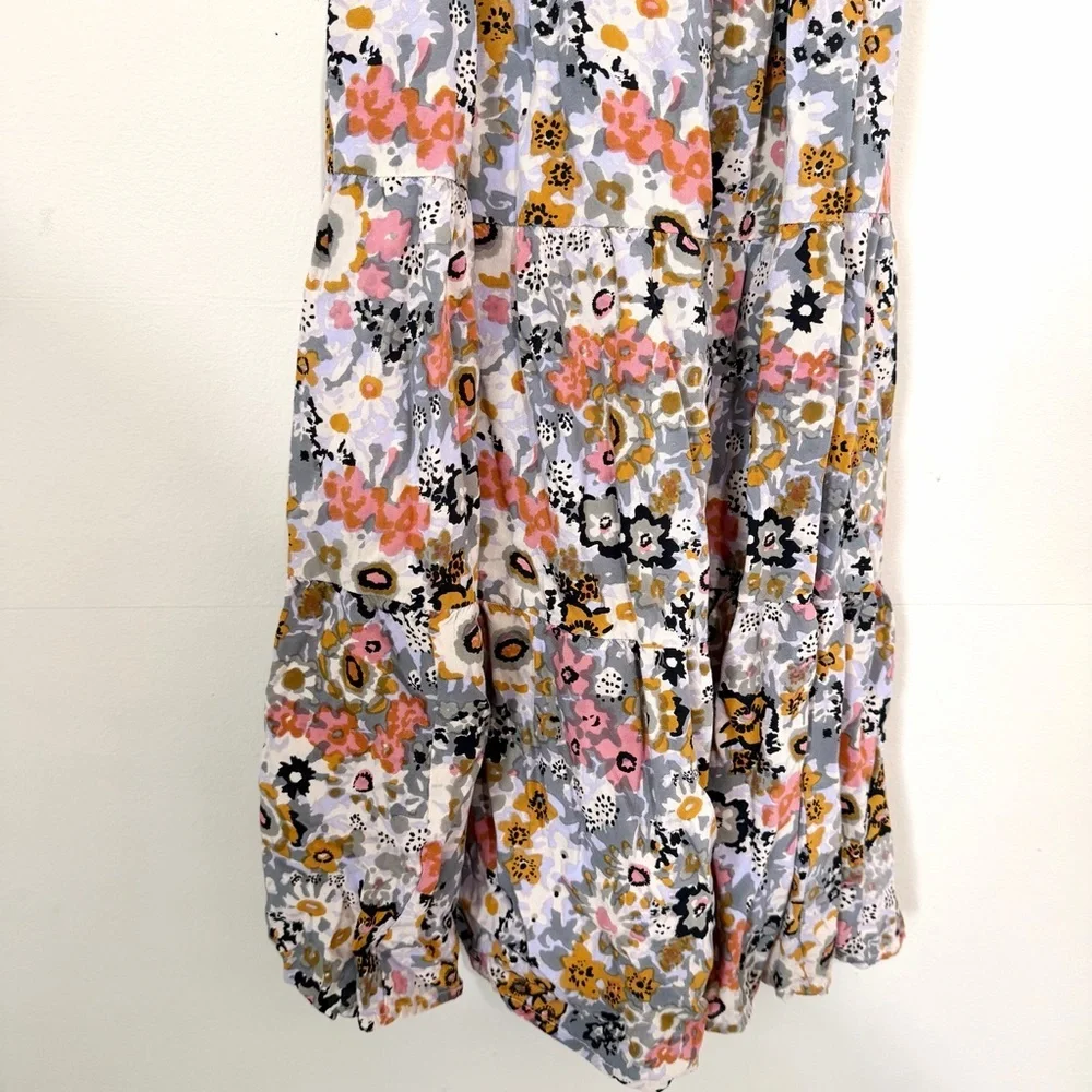 Natural Life Avery Boho Floral Midi Dress SIZE SMALL - Picture 4 of 7